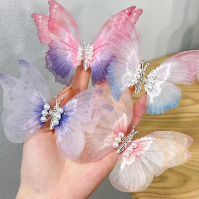 Vintage Butterfly Shape Wings Hair Clip